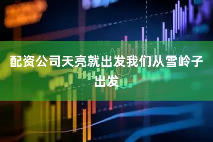配资公司天亮就出发我们从雪岭子出发